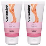 Varikostop 2li Bacak Bakım Kremi 50 ml Selülit Giderici Etkili Unisex Kullanım İçin