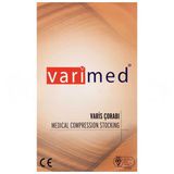 Varimed Hamile Külotlu CCL2 Varis Çorabı Burnu Açık Ten No: 5