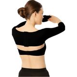 Variteks 129 Agraflı Kol Liposuction Korse - Siyah - 3XL