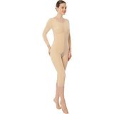 Variteks 224 Fermuarlı Ful Body Kollu Liposuction Korse Siyah L(3)