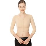 Variteks 230 Fermuarlı Göğüs - Kol - Sırt Liposuction Korse Siyah M(2)