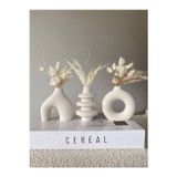 Varkal 10 cm Minimal Vazo Set 3'lü Bohem Biblo Minyatür Dekoratif Vazo Seti Ham Beyaz
