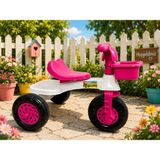 Varlı Oyuncak ÜÇ TEKER BİSİKLET - Pembe - Beyaz