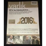 Varlık Dergisi Ocak 2017 Sayı 1312 [2016'Da Edebiyatımız] (Sahafiye Kitap)