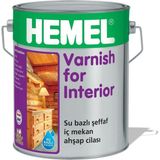 Varnish For Interior - 0.75 Litre - Şeffaf - Su Bazlı Iç Cephe Ahşap Cilası - 107 Adet