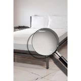 Varol 100x200cm Sıvı Geçirmez Tek Kişilik Fitted Alez Pamuk Polyester Malzeme ile Hijyenik Koruma - Beyaz - 100 x 200 cm