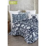 Varol 250 Tc Bambu Karışımlı Pamuk Saten Nevresim Takımı – Family Size - Capri - Renkli - 160 x 220 cm
