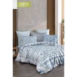 Varol 250 Tc Bambu Karışımlı Pamuk Saten Nevresim Takımı – Family Size - Jesolo - Renkli - 160 x 220 cm