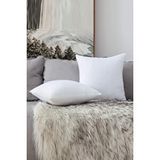 Varol 2li 350gr Silikon Dolgulu Kırlent 45x45cm Beyaz