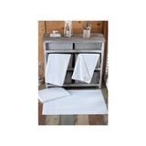 Varol 4 Adet Talia Serisi Ayak Havlusu 50x70 200 gr Beyaz