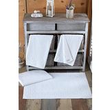 Varol 4 Adet Talia Serisi Ayak Havlusu 50x70 200gr Beyaz