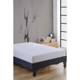Varol Antistress Kapitone Yatak Koruyucu 160 x 200 cm Sıvı Geçirmez Pamuk Beyaz Renk
