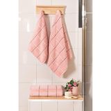 Varol Kare Micro Cotton Banyo Havlusu 90X150CM - 90 x 150 cm - Somon