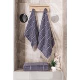 Varol Kare Micro Cotton Banyo Havlusu 90x150cm