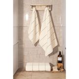 Varol Kare Micro Cotton El Havlusu 50X90CM - 50 x 90 cm - Krem