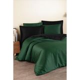 Varol Laura Home Pamuk Saten Tek Kişilik Nevresim Takımı - 160 x 220 cm - Yeşil