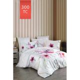 Varol Royal Saten 300Tc Nevresim Takımı (Çift Nevresimli) Family Size - Verona
