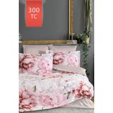 Varol Royal Saten Tek Kişilik 300TC Nevresim Takımı - Pamira - Renkli - 160 x 220 cm
