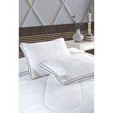 Varol Soft Dört Mevsim Deluxe Beyaz Yastık 50 x 70 cm Antibakteriyel Mikro Elyaf Dolgu Silikon