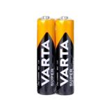 Varta 1.5V Super Heavy Duty AAA Pil 2 Adet Zinc-Carbon Tek Kullanımlık Yüksek Performans İçin İdeal Shirink
