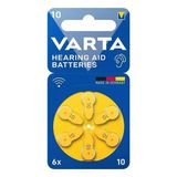 Varta 10 Numara Kulaklık İşitme Cihazı Pili (6 Lı Paket)