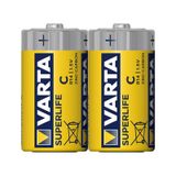 Varta 2014 Superlife Çinko Karbon Orta Boy C Pil 2 x 12'li