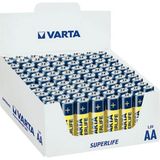 Varta 240 Adet AA Süperlife Kalem Pil 1,5 V Tek Kullanımlık Yüksek Performanslı