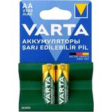 Varta 2700MAH ŞARJ EDİLEBİLİR AA KALEM PİL Oculus Rift Pili 2'li Şarjlı Pil 4206, 4006, KAA, AM3, 815, R06P, SUM4, 4106, HP7, 824, K6A, LR6A, LR6N, MIGNON, STILO
