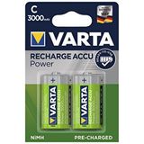 Varta 3000 mAh Şarjlı C Boy 2'li Pil