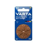 Varta 312 Numara 6Lı İşitme Cihazı Pili