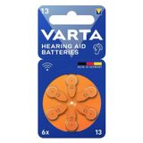 Varta 393552 İşitme Cihazları için Düğme Piller V13 6 adet