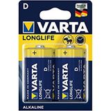 Varta 40 Adet Varta Longlife Alkalin D Büyük Boy Pil Toptan Satış