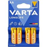 Varta 4106 Longlife Aa Kalem Pil 4lü - 4 Adet