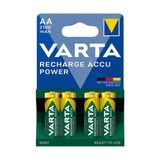 Varta 56706 2100 mAh AA Ni-MH Şarj Edilebilir Kalem Pil 1,2 V Güçlü Performanslı 4'lü