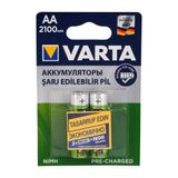 Varta 56706 Power 2100mah Aa Şarj Edilebilir Kalem Pil 2'li Paket Tr