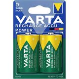 Varta 56720 Power 3000MAH D Şarj Edilebilir Büyük Pil 2'li Paket - 1 Adet
