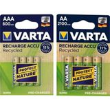 Varta 56813 800 Mah Aaa Pil + 56816 2100 Mah Pil
