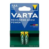 Varta 57033 1000mAh AAA 2'li Şarj Edilebilir İnce Kalem Pil
