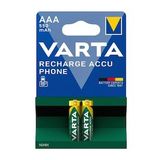 Varta 58397 Phone 550mAh AAA Şarj Edilebilir İnce Kalem Pil 2'li Paket