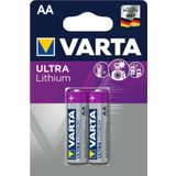 Varta 6106 Lityum Aa Kalem Pil 2'Li Paket