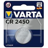 Varta 6450 CR2450 3V Lityum Pil 1 x 2'li