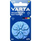 Varta 675 Numara İşitme Cihazı Pili 6'lı Blister