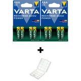 Varta 8 Adet 1000 Mah Aaa Şarjlı Ince Kalem Pil Saklama Kutusu Hediyeli - 8'li