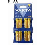 Varta 8 Li Aa Pil ( Saat Pili ) - 8'li