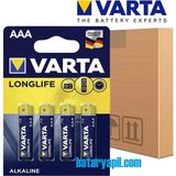 Varta 80 Adet Varta Alkaline Longlife AAA İnce Pil