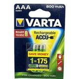 Varta 800mA AAA NiMH Şarjlı İnce Kalem Pil