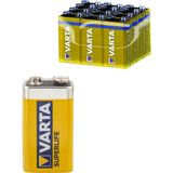Varta 9V Düğme Pil 12 Adet VARTA-6F22 1,2 V Tek Kullanımlık Yüksek Performanslı Pil