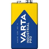 Varta 9V Industrial Pro Alkalin Pil 640 mAh 6LR61 Tek Kullanımlık Güç Kaynağı