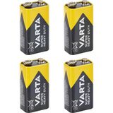 Varta 9V Super Heavy Duty Cinko Karbon Pil 4 Adet