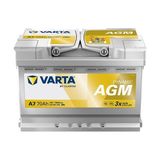 Varta A7 12V 70Ah 760A Dynamıc Start Stop Agm Akü (Üretim Tarihi:2026)